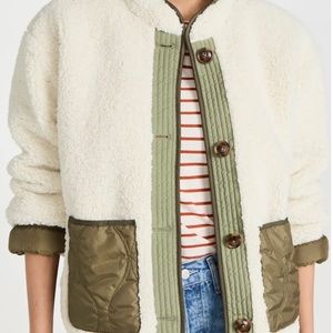NWOT Scotch & Soda reversible Sherpa jacket NWOT size M
